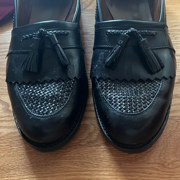 ALLEN EDMONDS LOAFERS CODY BLACK SIZE 14E