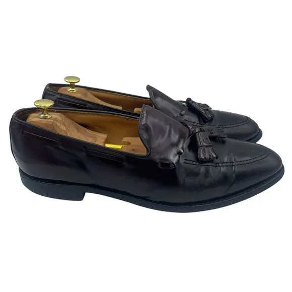 Allen Edmonds Loafers Men’s 13D Brown Dark Tassels “Grayson” 8297