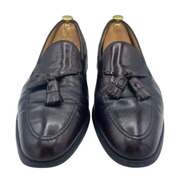 Allen Edmonds Loafers Men’s 13D Brown Dark Tassels “Grayson” 8297