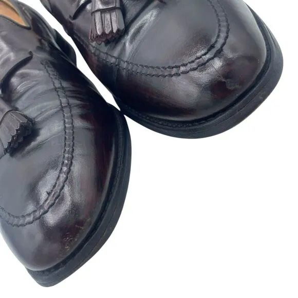 Allen Edmonds Loafers Men’s 13D Brown Dark Tassels “Grayson” 8297