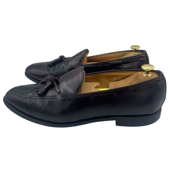 Allen Edmonds Loafers Men’s 13D Brown Dark Tassels “Grayson” 8297