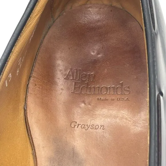 Allen Edmonds Loafers Men’s 13D Brown Dark Tassels “Grayson” 8297