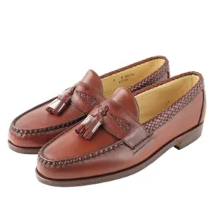 Allen Edmonds Mahogany Maxfield Tassel Loafers 11.5
