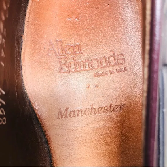 Allen Edmonds Manchester Leather Wingtip Oxford Loafers