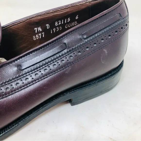 Allen Edmonds Manchester Leather Wingtip Oxford Loafers