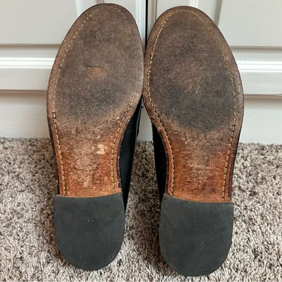 Allen Edmonds Maxfield Tassel Loafers Black Leather Size 11