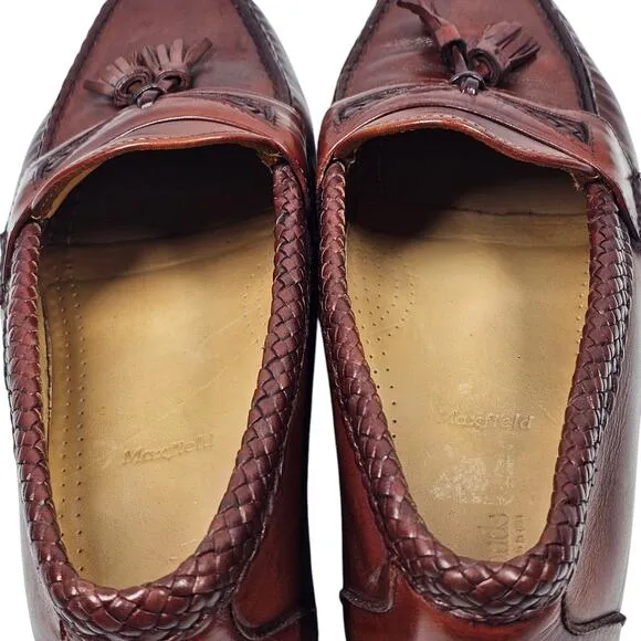Allen Edmonds Maxfield Tassel Loafers Dress Shoe Brown Leather Size 11 E