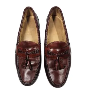 Allen Edmonds Maxfield Tassel Loafers Dress Shoe Brown Leather Size 11 E