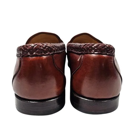 Allen Edmonds Maxfield Tassel Loafers Dress Shoe Brown Leather Size 11 E