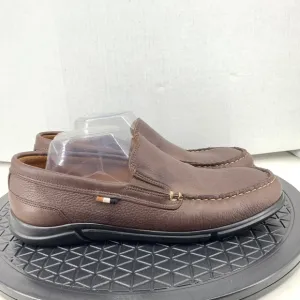 Allen Edmonds Men Size 9.5 Shoes Brown Leather Slip On Loafers Miles Venetian