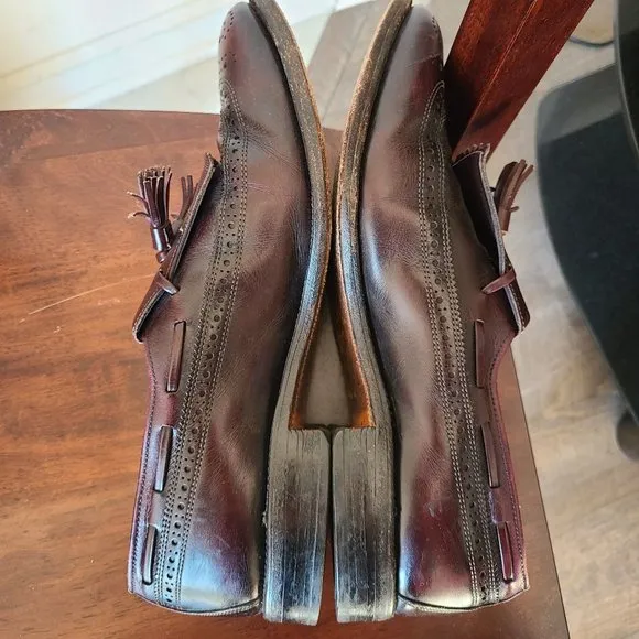 Allen Edmonds Men's Size 9 Leather Arlington Loafer Wingtip Tassel USA Made