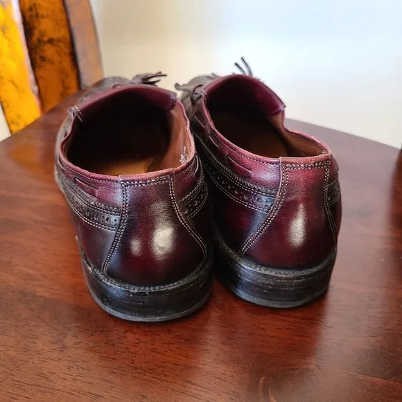 Allen Edmonds Men's Size 9 Leather Arlington Loafer Wingtip Tassel USA Made