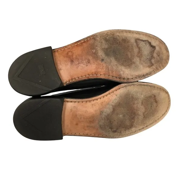 Allen Edmonds Men’s Woodstock Kiltie Tassel Leather Loafers Size 9C Black