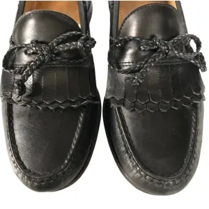 Allen Edmonds Men’s Woodstock Kiltie Tassel Leather Loafers Size 9C Black