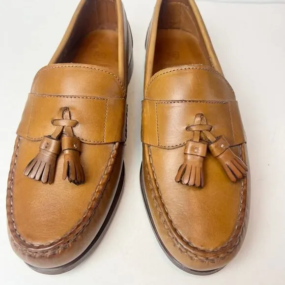 Allen Edmonds Men's Nashua Leather Slip-On Loafers in Walnut Sz 9