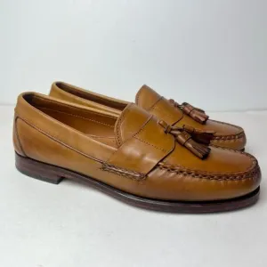 Allen Edmonds Men's Nashua Leather Slip-On Loafers in Walnut Sz 9