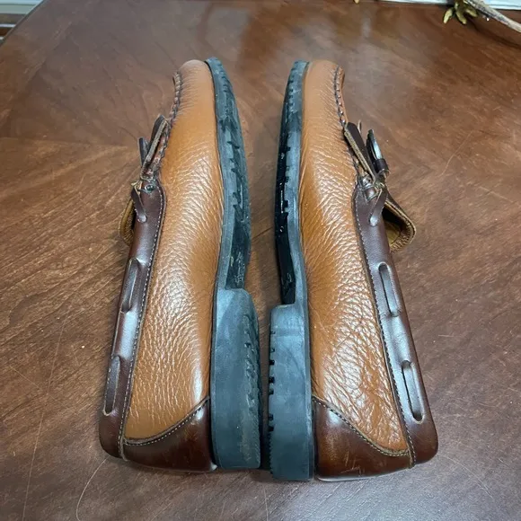 Allen Edmonds Nashua Moccasin  Loafers kiltie tassels slip on
