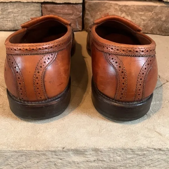 Allen Edmonds size 9.5 Bridgeton brown leather loafers