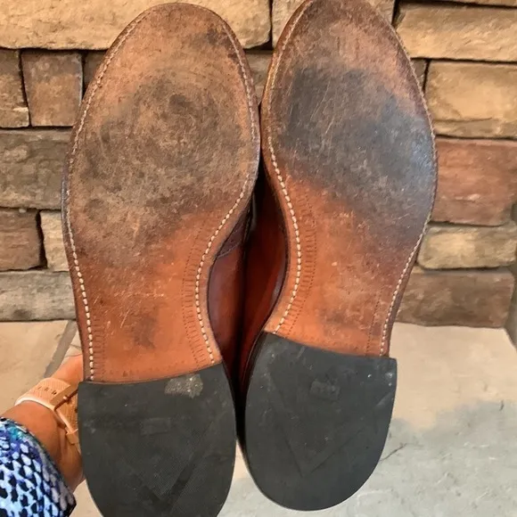 Allen Edmonds size 9.5 Bridgeton brown leather loafers