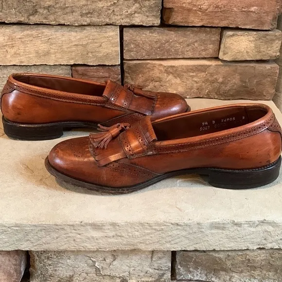 Allen Edmonds size 9.5 Bridgeton brown leather loafers
