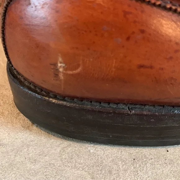 Allen Edmonds size 9.5 Bridgeton brown leather loafers
