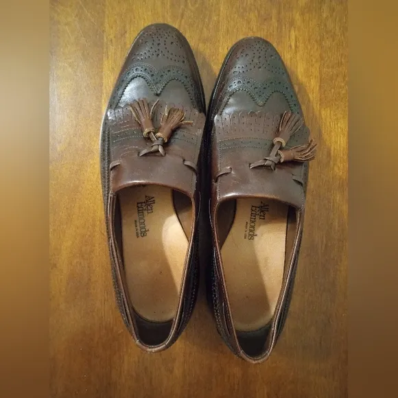 Allen Edmonds wingtip tassel loafers