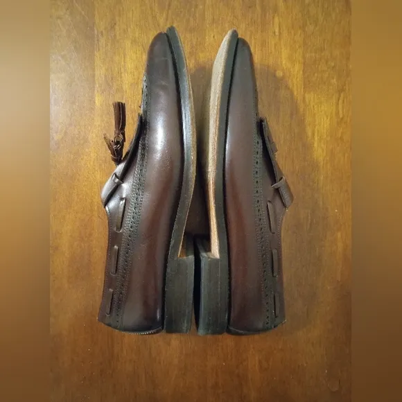 Allen Edmonds wingtip tassel loafers