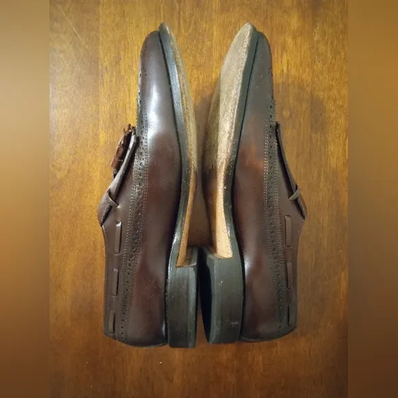 Allen Edmonds wingtip tassel loafers