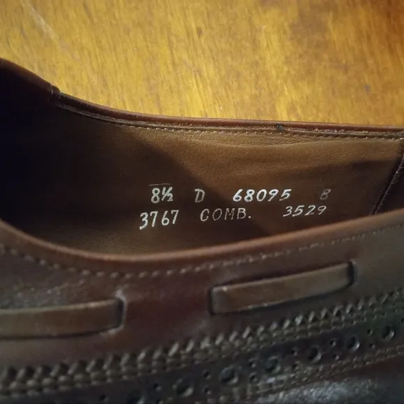 Allen Edmonds wingtip tassel loafers