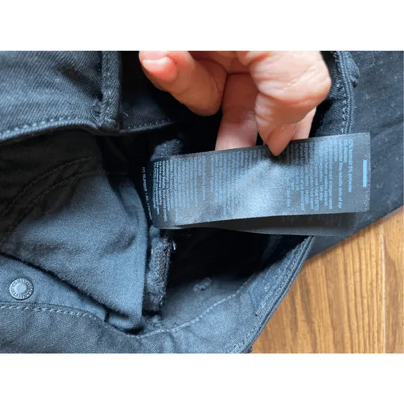 ALLSAINTS  Stilt High-Rise Skinny Jeans in Jet Black size 24