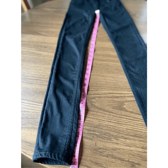 ALLSAINTS  Stilt High-Rise Skinny Jeans in Jet Black size 24