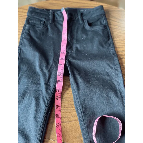 ALLSAINTS  Stilt High-Rise Skinny Jeans in Jet Black size 24