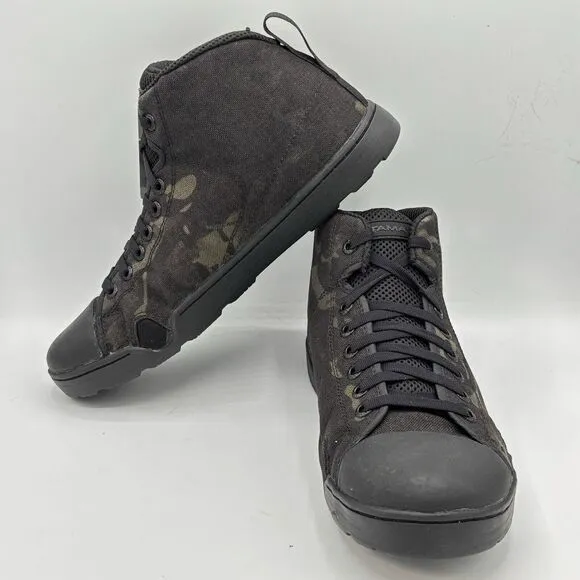 Altama Men's MARITIME ASSAULT MID #333051 Sz 9W Black Canvas Tactical Shoes