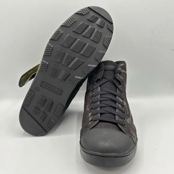 Altama Men's MARITIME ASSAULT MID #333051 Sz 9W Black Canvas Tactical Shoes