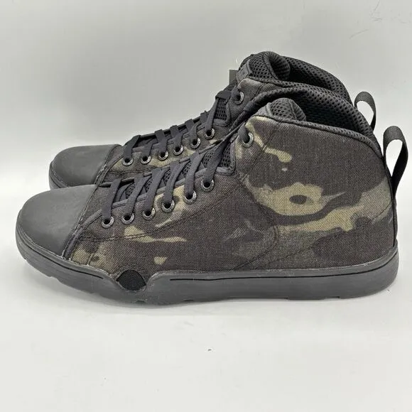Altama Men's MARITIME ASSAULT MID #333051 Sz 9W Black Canvas Tactical Shoes