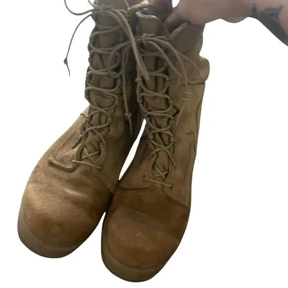 Altama Men's Size 11.5 W Leather Suede Desert Military Lace Up Combat Boots