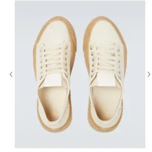 Ami Paris Canvas Lace-Up Sneakers
