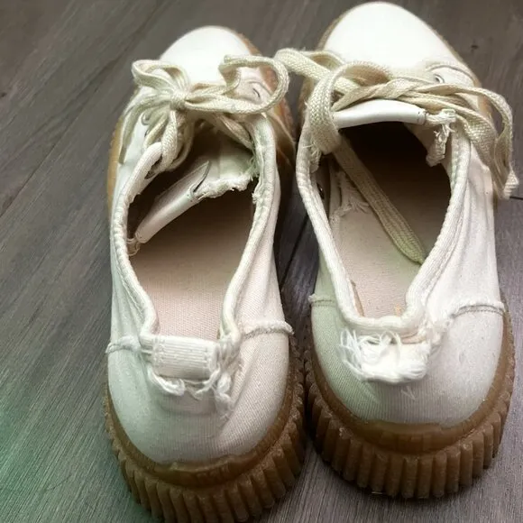 Ami Paris Canvas Lace-Up Sneakers