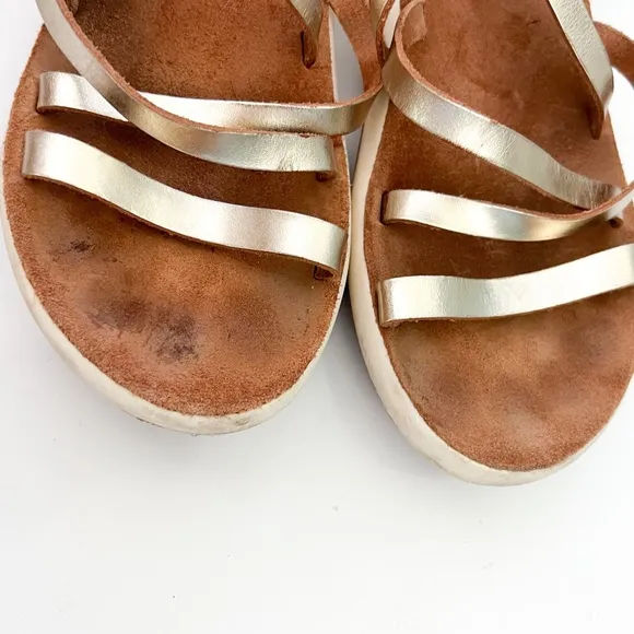 Ancient Greek Sandals Delia Comfort Metallic Gold