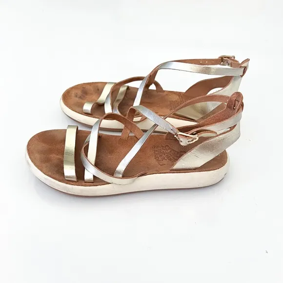 Ancient Greek Sandals Delia Comfort Metallic Gold