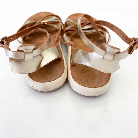 Ancient Greek Sandals Delia Comfort Metallic Gold