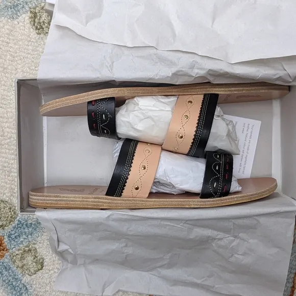 Ancient Greek Sandals Tsarouchi Slide 41 new