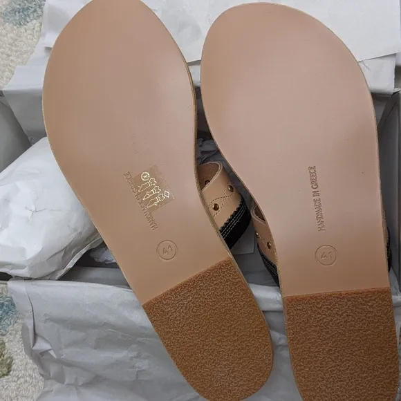 Ancient Greek Sandals Tsarouchi Slide 41 new