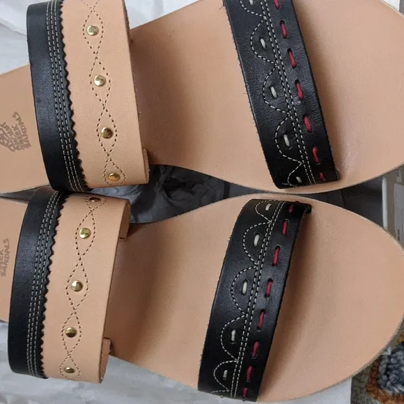 Ancient Greek Sandals Tsarouchi Slide 41 new