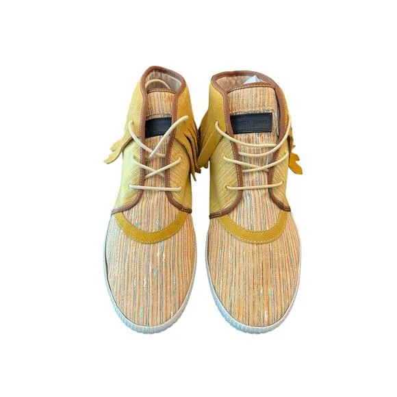 Android Homme Mach 2 Fringe Sneaker Shoes Lace Up Boho Urban Art Western Size 11