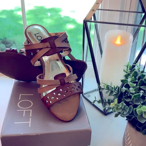 ANN TAYLOR LOFT Leather Sandals