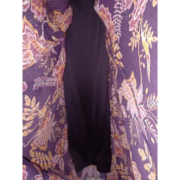 Anthropologie Donna Morgan Womens Liv Floral Midi Dress Sz Us 2 BHLDN Reg $228