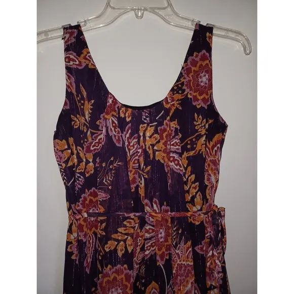 Anthropologie Donna Morgan Womens Liv Floral Midi Dress Sz Us 2 BHLDN Reg $228