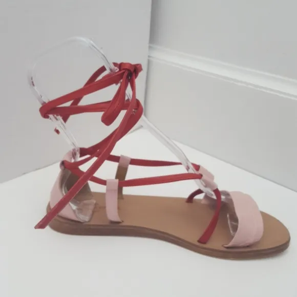 Anthropologie Liendo leather strappy sandals sz 8