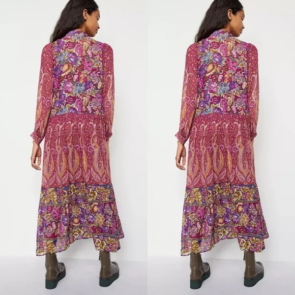 Anthropologie Nikole Maxi Shirtdress